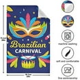 thumbnail image 1 of SKYSONIC Mardi Gras Kitchen Towel Set of 4, Super Soft Absorbent Hand Towel Tea Towel Tableware Cleaning Rag for Kitchen, Home, Hotel, Beach, Bathroom, Gym, 1 of 7