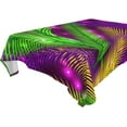 thumbnail image 1 of SKYSONIC Mardi Gras Tablecloth Waterproof Washable Polyester Square Table Cover Durable Tablecloth for Kitchen Dining Table Party Decor (54 X 54 Inch), 1 of 7