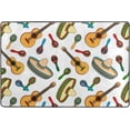 thumbnail image 1 of SKYSONIC Mexican Musicial Instruments Lightweight Carpet Mats Area Soft Rugs Floor Mat Doormat Decoration for Rooms Entrance 36x24 inch, 1 of 6