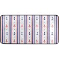 thumbnail image 1 of SKYSONIC Nautical Anchor Stripe Kitchen Mats Washable Long Floor Runner Rug Non-Slip Fatigue Area Rugs Modern Absorbent Doormat Cushioned for Farmhouse Home Bath Indoor Outdoor Decor 39x20 in, 1 of 7
