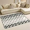 thumbnail image 1 of SKYSONIC Nordic Stripes Rustic Non-Slip Area Rug, Ethnic Geometric Floor Carpet Comfort Floor Mats Decor for Indoor Front Porch,Living Room, Bedroom,Kitchen,72"x48", 1 of 7