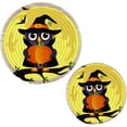 thumbnail image 1 of SKYSONIC Owl Witch Pumpkin Pot Holders Trivets, 2 Pcs Heat Resistant Trivets,Happy Halloween Moon Cotton Thread Weave Mats for Hot Pads Pans Pot Bowl Teapot for Kitchen Decor, 1 of 7