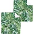 thumbnail image 1 of SKYSONIC Palm Leaf Washcloths Set of 6, Highly Absorbent Soft Cotton Fingertip Towels for Bathroom, Kitchen, Gym, Spa, Home Decor 12 x 12 Inch, 1 of 7
