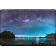 thumbnail image 1 of SKYSONIC Panorama View Milky Way Night Sky Lightweight Carpet Mats Area Soft Rugs Floor Mat Rug Decoration for Kids Room Living Room Bedroom 72 x 48 inches, 1 of 6