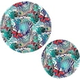 thumbnail image 1 of SKYSONIC Peacock Feather Butterfly Pot Holders Trivets, 2 Pcs Heat Resistant Trivets,Colorful Vintage Cotton Thread Weave Mats for Hot Pads Pans Pot Bowl Teapot for Kitchen Decor, 1 of 7