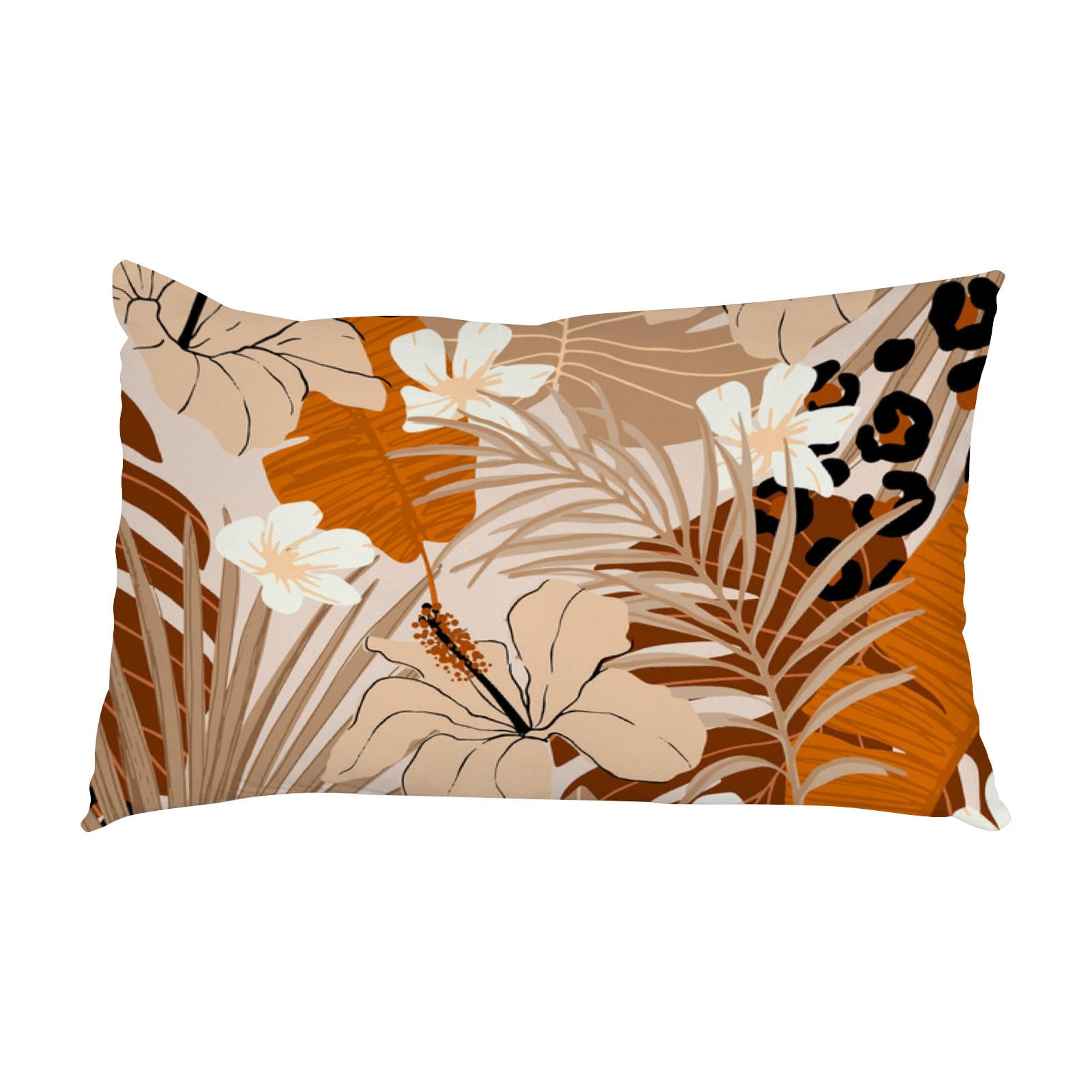 SKYSONIC Pillowcase for Hair and Skin Breathable SlipCool,Leopard Fur