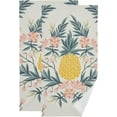 thumbnail image 1 of SKYSONIC Pineapple Soft Hand Towels set of 2, Absorbent Bath Towel Decorative Fingertip Towels for Bathroom Gym Spa Hotel Beach Swimming Pool,14.4" x 28.3", 1 of 7
