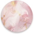 SKYSONIC Pink Ink Texture Coasters Absorbent Moisture NonSlip Drink