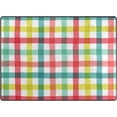 thumbnail image 1 of SKYSONIC Plaid Pattern Area Rug Pad - 63x48 inch - 100% Light Weight Polyester Fabric for Living Bedroom, 1 of 6