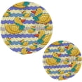 thumbnail image 1 of SKYSONIC Pot Holders Trivets set, 2 Pcs,Little Ducks Potholders for Kitchen Thread Weave Trivets for Hot Dishes/Pot/Bowl/Teapot/Hot Pot Holders, 1 of 7