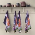 thumbnail image 1 of SKYSONIC Pumpkin Carriage and Glowing Mushrooms Kitchen Dish Towel Set,Drying Kitchen Towels Tea Towels 1Pcs 28"x18", 1 of 7