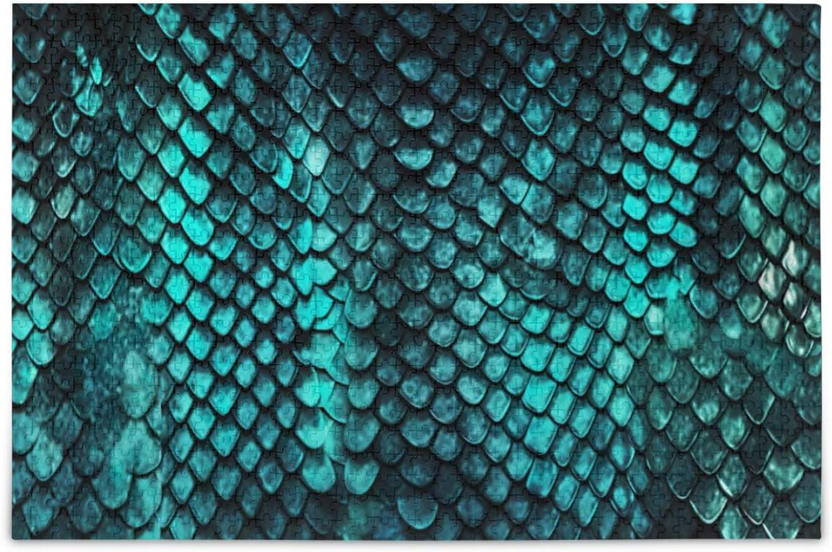 SKYSONIC Python Skin Pattern Puzzle 500 Pieces - Wooden Jigsaw Puzzles ...