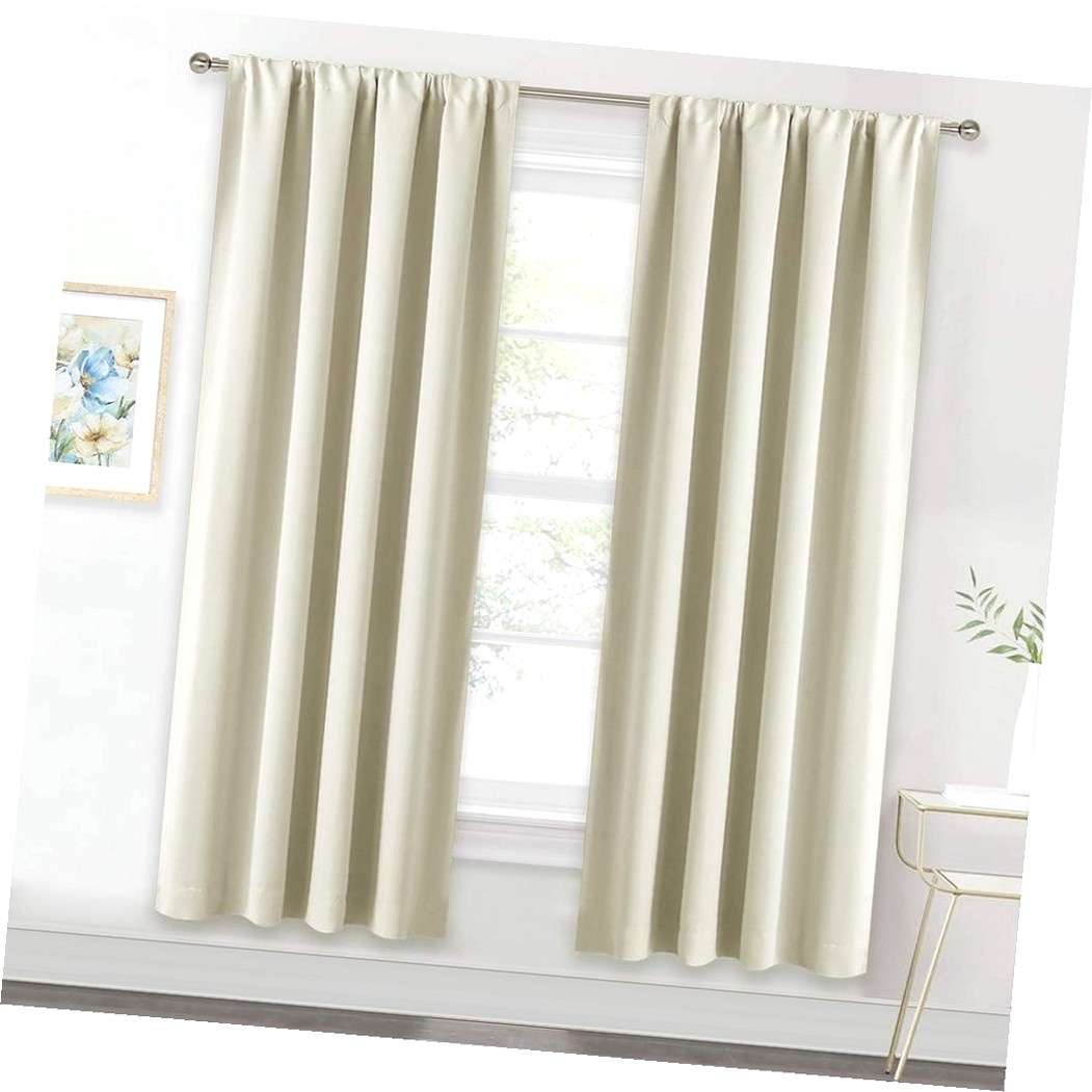 SKYSONIC RYB Curtains Room, Large Window Shades for Bay Window Dining ...