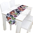 thumbnail image 1 of SKYSONIC Rectangle Cloth Table Runner Butterfly Painting Table Cover 13x70in for Wedding Birthday Holiday, 1 of 5
