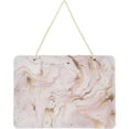 thumbnail image 1 of SKYSONIC Rose Gold Marble Welcome Sign Front Door Decor Wall Hanging Plaque Rectangular Door Hanging Sign Porch Decorations for Home Outdoor Indoor Holiday, 1 of 6