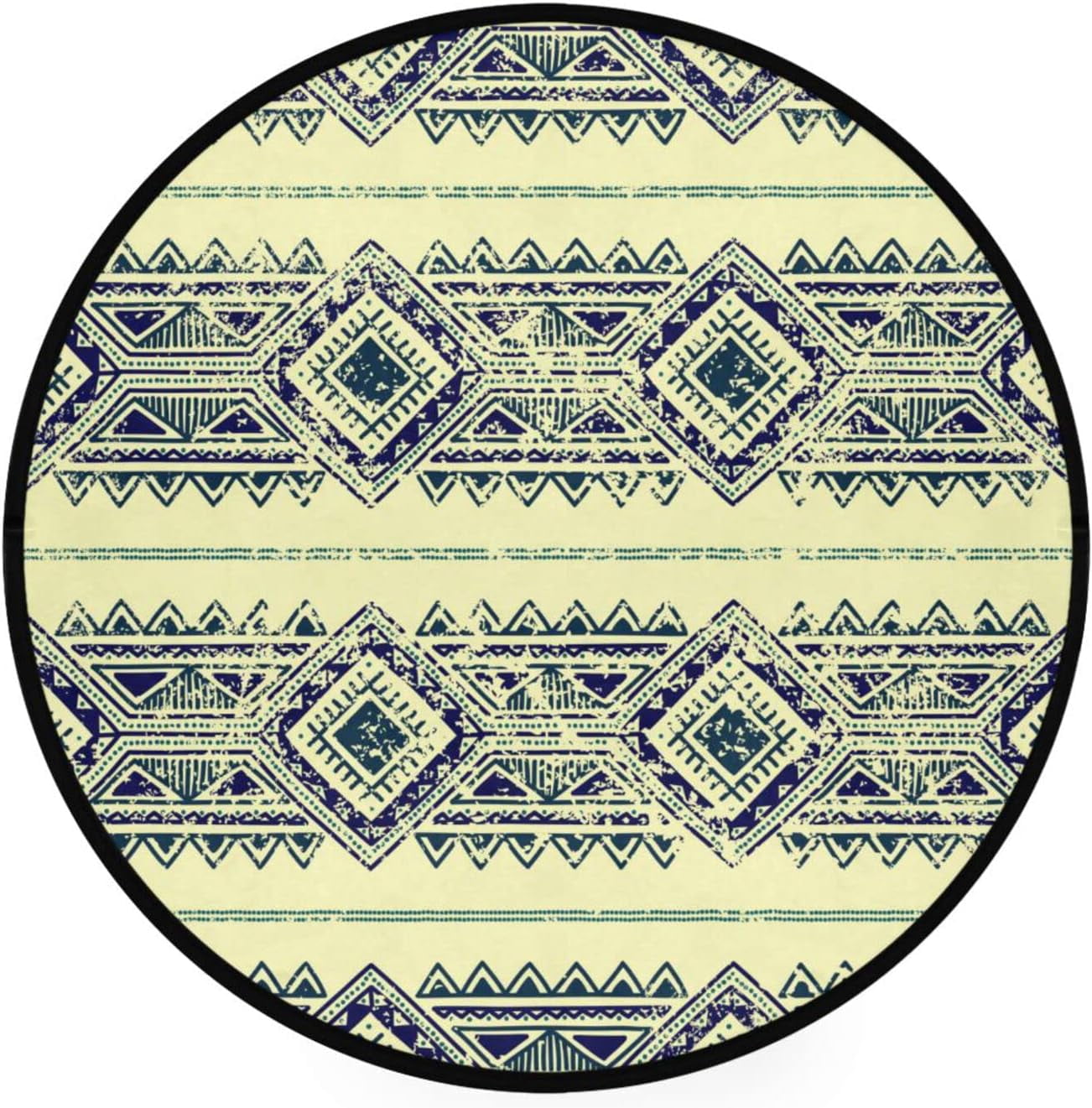 SKYSONIC Round Area Rug Chair Couch Cover Area Rug for Bedroom Floor ...