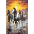 thumbnail image 1 of SKYSONIC Running Horse Kitchen Towels, 18 x 28 Inch Super Soft and Absorbent Dish Cloths for Washing Dishes, 6 PCS Reusable Multi-Purpose Microfiber Hand Towels for Kitchen, 1 of 7