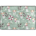 thumbnail image 1 of SKYSONIC Sailor Terrier Dogs Lightweight Carpet Mats Area Soft Rugs Floor Mat Doormat Decoration for Rooms Entrance 36x24 inches, 1 of 6