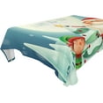 thumbnail image 1 of SKYSONIC Santa Claus Tablecloth Waterproof Washable Polyester Square Table Cover Durable Tablecloth for Kitchen Dining Table Party Decor (60 X 108 Inch), 1 of 7