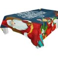 thumbnail image 1 of SKYSONIC Santa Claus Tablecloth Waterproof Washable Polyester Square Table Cover Durable Tablecloth for Kitchen Dining Table Party Decor (60 X 90 Inch), 1 of 7
