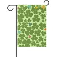 thumbnail image 1 of SKYSONIC Shamrock Saint Patrick Day Double-Sided Printed Garden House Sports Flag-12x18(in)-Polyester Decorative Flags for Courtyard Garden Flowerpot, 1 of 6