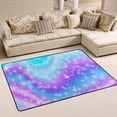 thumbnail image 1 of SKYSONIC Shining Rainbow Stars Theme Non-Slip Area Rug, Floor Carpet Comfort Floor Mats Decor for Indoor Front Porch Living Room Bedroom Kitchen, 36"x24", 1 of 5