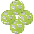 thumbnail image 1 of SKYSONIC Sloth Round Placemats for Dining Table Non-Slip Heat-Resistant Polyester Table Mats 4pcs Washable Table Mats for Kitchen Dining Table Decoration, 1 of 5