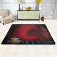 thumbnail image 1 of SKYSONIC Sneaky Cartoon Santa Claus Non-Slip Area Rug, Funny Christmas Floor Carpet Comfort Floor Mats Decor for Indoor Front Porch Living Room Bedroom Kitchen, 36"x24", 1 of 5