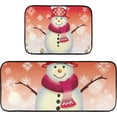 thumbnail image 1 of SKYSONIC Snowman 2 Pieces Kitchen Rug Cushioned Anti-Fatigue Kitchen Rugs Set for Home Office Laundry,19.7" x 27.6"+19.7" x 47.2", 1 of 7