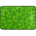 thumbnail image 1 of SKYSONIC St. Patrick's Day Clover Door mat Non Slip Floor Door Rug Soft Floor Mat for Kitchen Garden Bedroom Indoor Outdoor Entrance Home Holiday Decoration 23.6" x15.7", 1 of 7