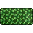 thumbnail image 1 of SKYSONIC St Patrick's Day Clover Kitchen Rug Non-Slip Bath Rug Doormats Anti Fatigue Runner Comfort Floor Mat 39 x 20 Inch, 1 of 7