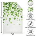 thumbnail image 1 of SKYSONIC St Patrick's Day Clover Kitchen Towel Set of 1,Super Soft Absorbent Hand Towel Tea Towel Tableware Cleaning Rag for Kitchen, Home, Hotel, Beach, Bathroom, Gym, 1 of 7