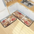 thumbnail image 1 of SKYSONIC Starfish Colletction Kitchen Mats and Rugs Sand Sea Beach Floor Runner Area Rug Washable Carpet Perfect for Living Room Bedroom Entryway,19.7"x27.6"+19.7"x47.2", 1 of 7