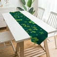 thumbnail image 1 of SKYSONIC Table Cloth Runner Clover Garland and Fireworks Table Runners 13x90in for Kitchen Dinner Table Party Holidays, 1 of 3