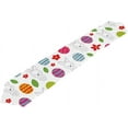 thumbnail image 1 of SKYSONIC Table Runner Happy Easter Symbols Washable Table Cloth Runner for Holiday Home Wedding Table Top Decoration 13x90 Inches, 1 of 5