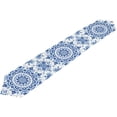 thumbnail image 1 of SKYSONIC Table Runner Ornament Pattern Washable Table Cloth Runner for Holiday Home Wedding Table Top Decoration 13x90 Inches, 1 of 5