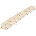 thumbnail image 1 of SKYSONIC Table Runner Smiling Cow Milk Bottle Washable Table Cloth Runner for Holiday Home Wedding Table Top Decoration 13x90 Inches, 1 of 5