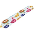 thumbnail image 1 of SKYSONIC Table Runner Swimming Pool Float Rings Pattern Washable Table Cloth Runner for Holiday Home Wedding Table Top Decoration 13x90 Inches, 1 of 5