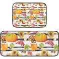 thumbnail image 1 of SKYSONIC Thanksgiving Pumpkin 2 Pieces Kitchen Rug Cushioned Anti-Fatigue Kitchen Rugs Set for Home Office Laundry,19.7" x 27.6"+19.7" x 47.2", 1 of 7
