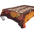 thumbnail image 1 of SKYSONIC Thanksgiving Pumpkin Tablecloth Waterproof Washable Polyester Square Table Cover Durable Tablecloth for Kitchen Dining Table Party Decor (60 X 90 Inch), 1 of 7