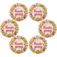 thumbnail image 1 of SKYSONIC Thanksgiving Round Placemats for Dining Table Non-Slip Heat-Resistant Polyester Table Mats Set of 6 Washable Table Mats for Kitchen Dining Table Decoration, 1 of 5