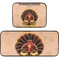 thumbnail image 1 of SKYSONIC Thanksgiving Turkey 2 Pieces Kitchen Rug Cushioned Anti-Fatigue Kitchen Rugs Set for Home Office Laundry,19.7" x 27.6"+19.7" x 47.2", 1 of 7