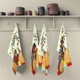 thumbnail image 1 of SKYSONIC Thanksgiving Turkey Kitchen Dish Towel Set,Drying Kitchen Towels Tea Towels Gift Set for Drying Cleaning Cooking Baking 4Pcs, 1 of 7