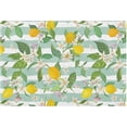 thumbnail image 1 of SKYSONIC Toilet Bathroom Rugs Sets 2 Piece, Lemon Stripe Soft Absorbent Fluffy Toilet Mat Set Non-Slip Rubber Backing Bath Mats for Bathroom,16"x24"+20"x24", 1 of 7