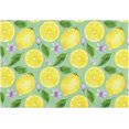 thumbnail image 1 of SKYSONIC Toilet Bathroom Rugs Sets 2 Piece, Lemon Tree Fruits Leaves Soft Absorbent Fluffy Toilet Mat Set Non-Slip Rubber Backing Bath Mats for Bathroom,16"x24"+20"x24", 1 of 7