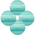thumbnail image 1 of SKYSONIC Turquoise Wood Print Round Placemats for Dining Table Non-Slip Heat-Resistant Polyester Table Mats Set of 4 Washable Table Mats for Kitchen Dining Table Decoration (127), 1 of 5