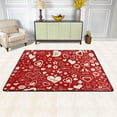 thumbnail image 1 of SKYSONIC Valentine Day Hearts Non-Slip Area Rug, Love Pattern Floor Carpet Comfort Floor Mats Decor for Indoor Front Porch,Living Room, Bedroom,Kitchen,72"x48", 1 of 5