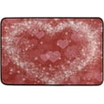 thumbnail image 1 of SKYSONIC Valentine's Day Hearts Door mat Non Slip Floor Door Rug Soft Floor Mat for Kitchen Garden Bedroom Indoor Outdoor Entrance Home Holiday Decoration 23.6" x15.7", 1 of 7