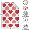 thumbnail image 1 of SKYSONIC Valentine's Day Love Heart Kitchen Towel Set of 1, Super Soft Absorbent Hand Towel Tea Towel Home Restaurant Tableware Cleaning Rag for Kitchen, Hotel, Beach, Bathroom, Gym, etc., 1 of 7