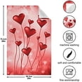 thumbnail image 1 of SKYSONIC Valentine's Day Love Heart Kitchen Towel Set of 1, Super Soft Absorbent Hand Towel Tea Towel Home Restaurant Tableware Cleaning Rag for Kitchen, Hotel, Beach, Bathroom, Gym, etc., 1 of 7